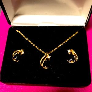 Necklace and earrings